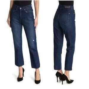 Baldwin Theresa El Dorado Distressed Straight Leg High Waisted Jeans Size 29 NWT